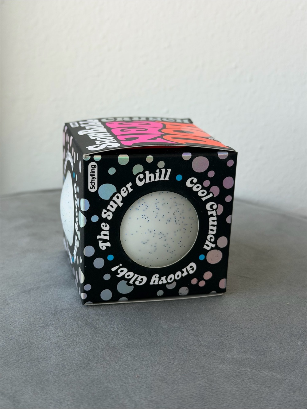 RARE Schylling NeeDoh Viral SnowBall Crunch Tactile Sensory Squeeze Squishy